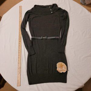 Large Gray Sweater Dress by Candie's